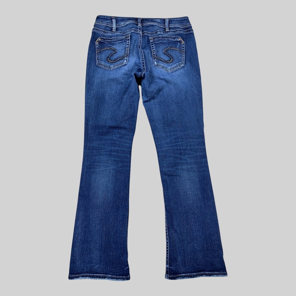 Silver Jeans Suki Slim Boot Womens 32x29 Curvy Fit Indigo Power-Stretch Wash